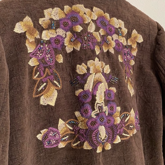 Coldwater Creek Embroidered Jacket - Picture 7 of 12